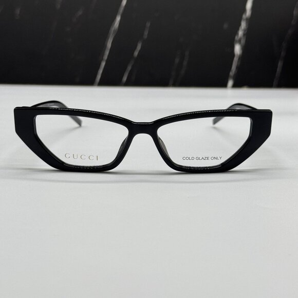 NEW GUCCI  EYEGLASSES GG1683O 001 WOMEN BLACK EYEWEAR GUCCI - Picture 3 of 10
